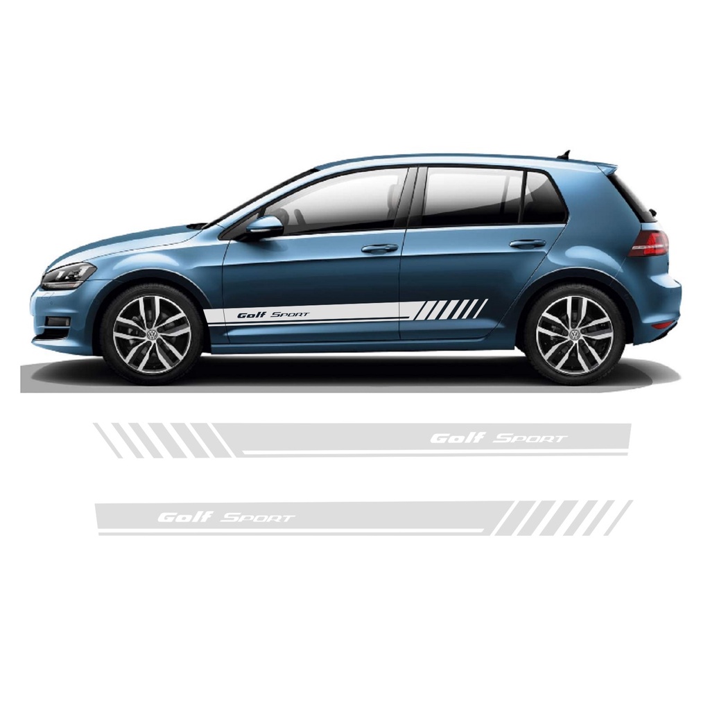 Adesivo Lateral Tuning Para Novo Golf G5 Sport Listra Faixa Colante Esportiva