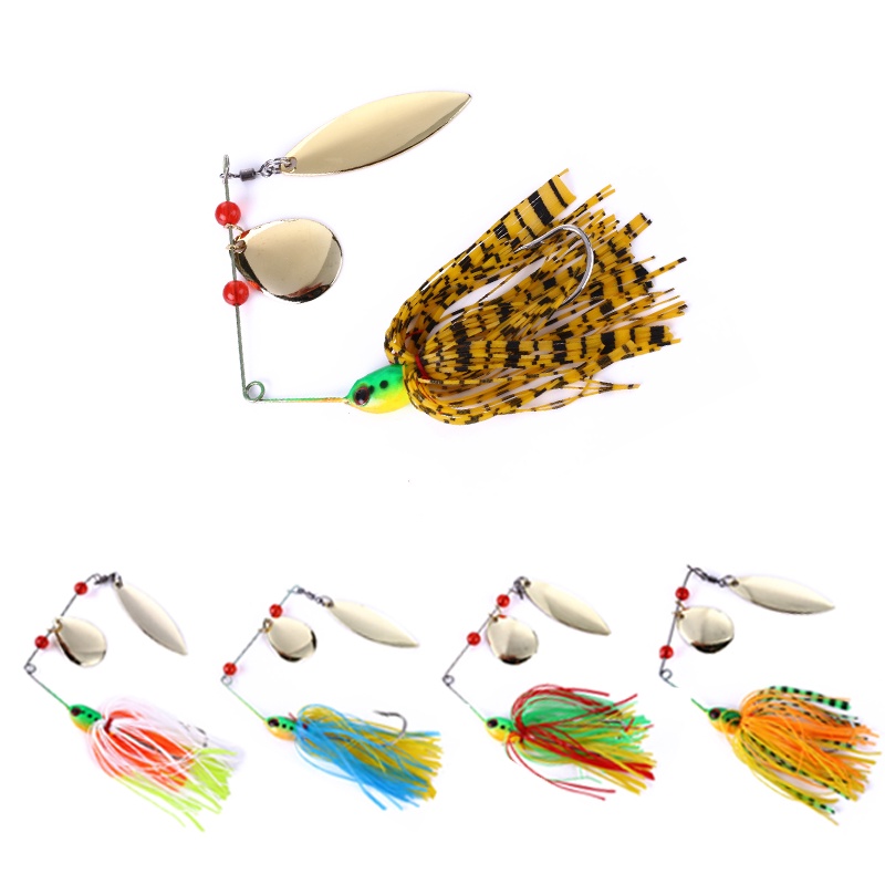 Isca De Pesca Spinnerbait Colher Buzzbait Artificial 10g 17g