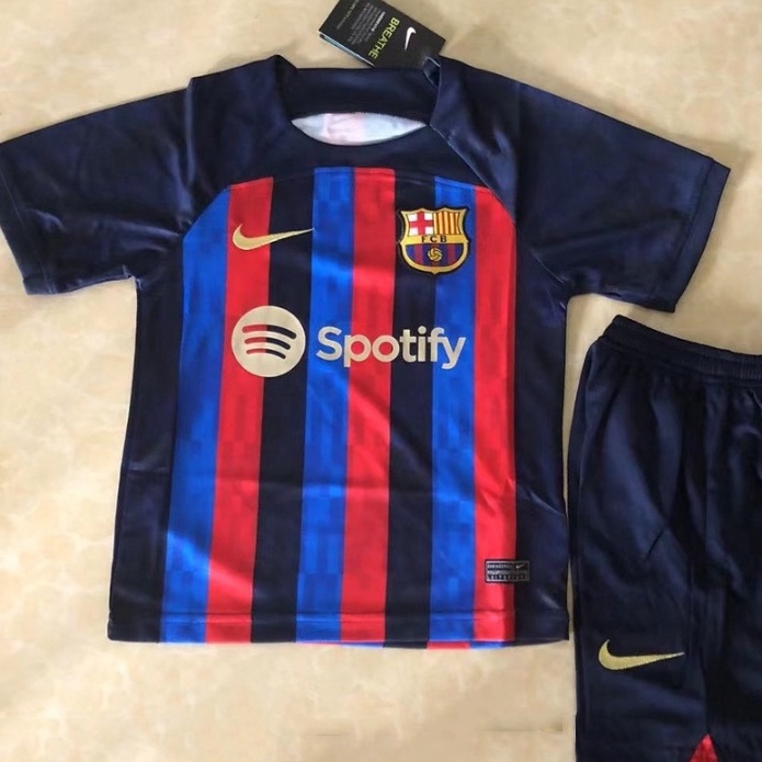 Camisa Infantil 22/23 Barcelona Home Futebol