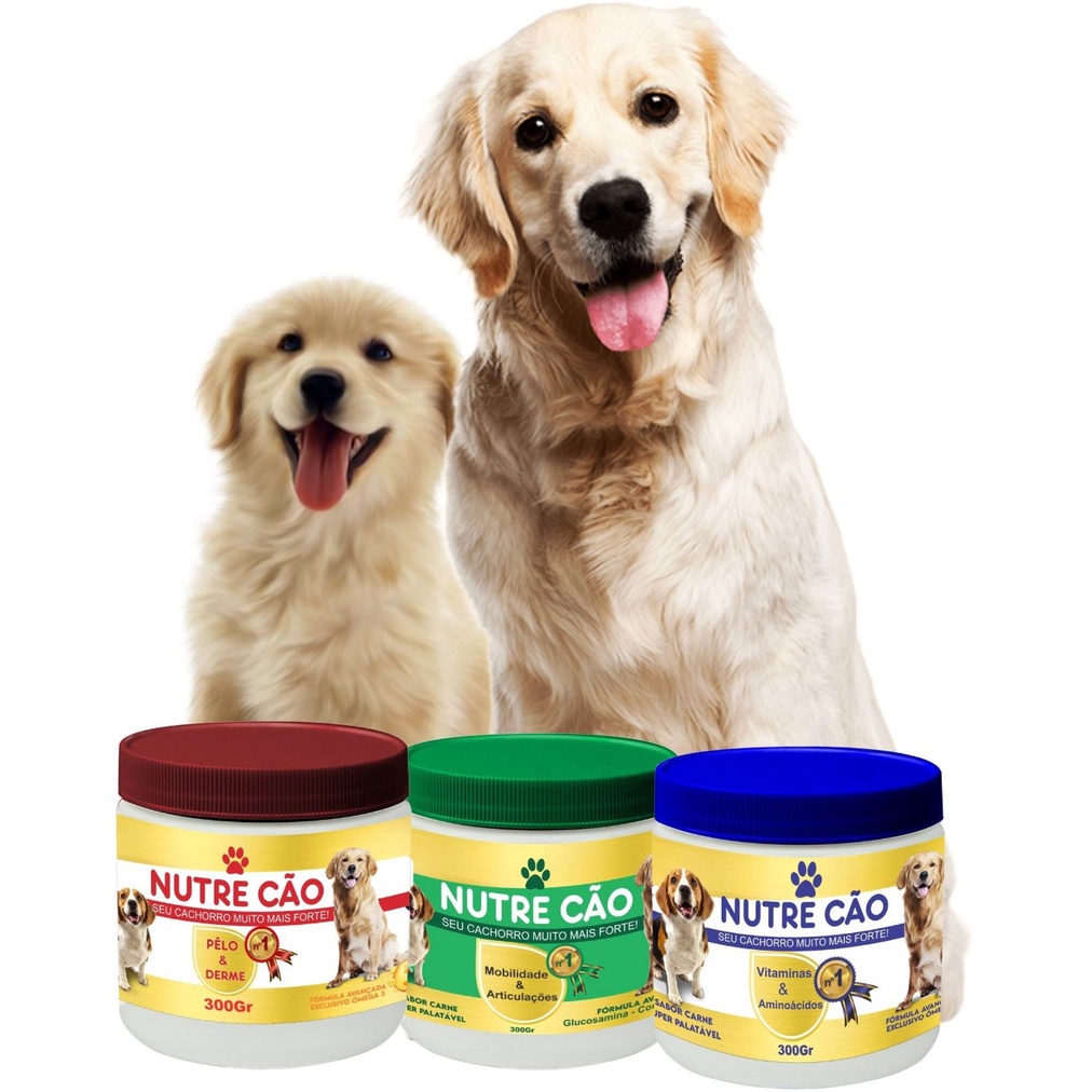 Vitamina para cachorro Nutre Cão | Shopee Brasil