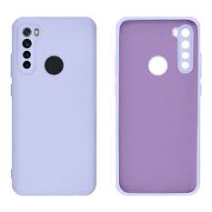 Kit 2X1 Xiaomi Redmi Note 8 - Película Frontal Ceramica 3D + Capa Silicone Aveludada Colorida