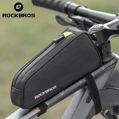 Rockbros Saco Triângulo À Prova D 'Água Portátil Mountain Bike Saco Quadro Reflexivo Saco Tubo Superior Acessórios Da Bicicleta