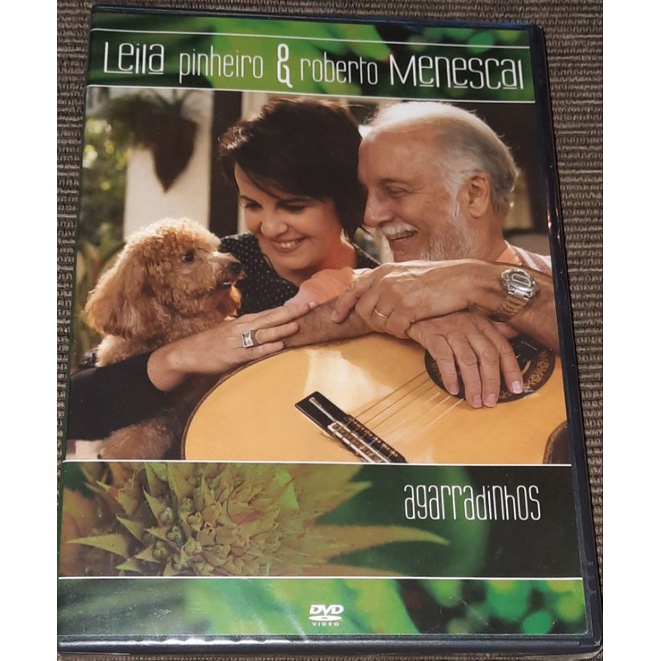 DVD Leila Pinheiro e Roberto Menescal agarradinhos original lacrado 649