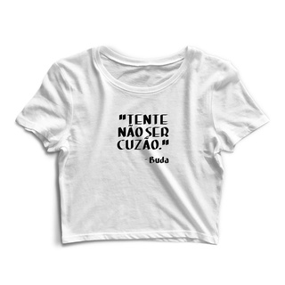 Blusa Feminina Cropped Manga Curta 393