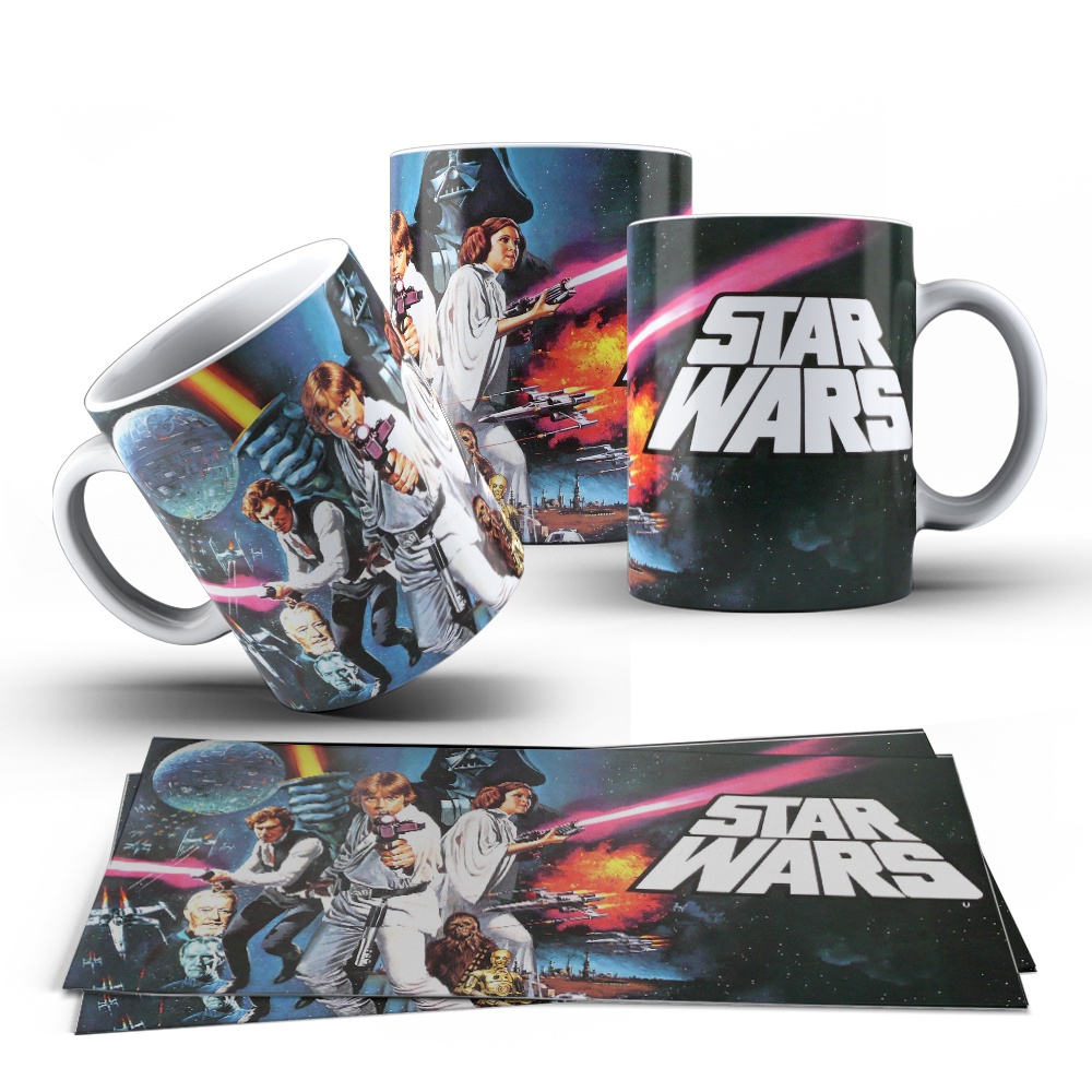 Caneca Personalizada Star Wars em Oferta na Shopee