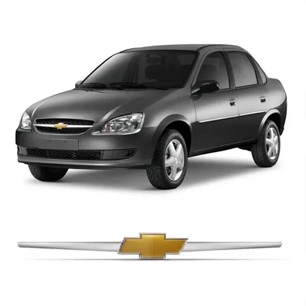 Friso Grade Corsa Classic 2010 Até 2017 Cromado Com Dourado em Oferta na Shopee