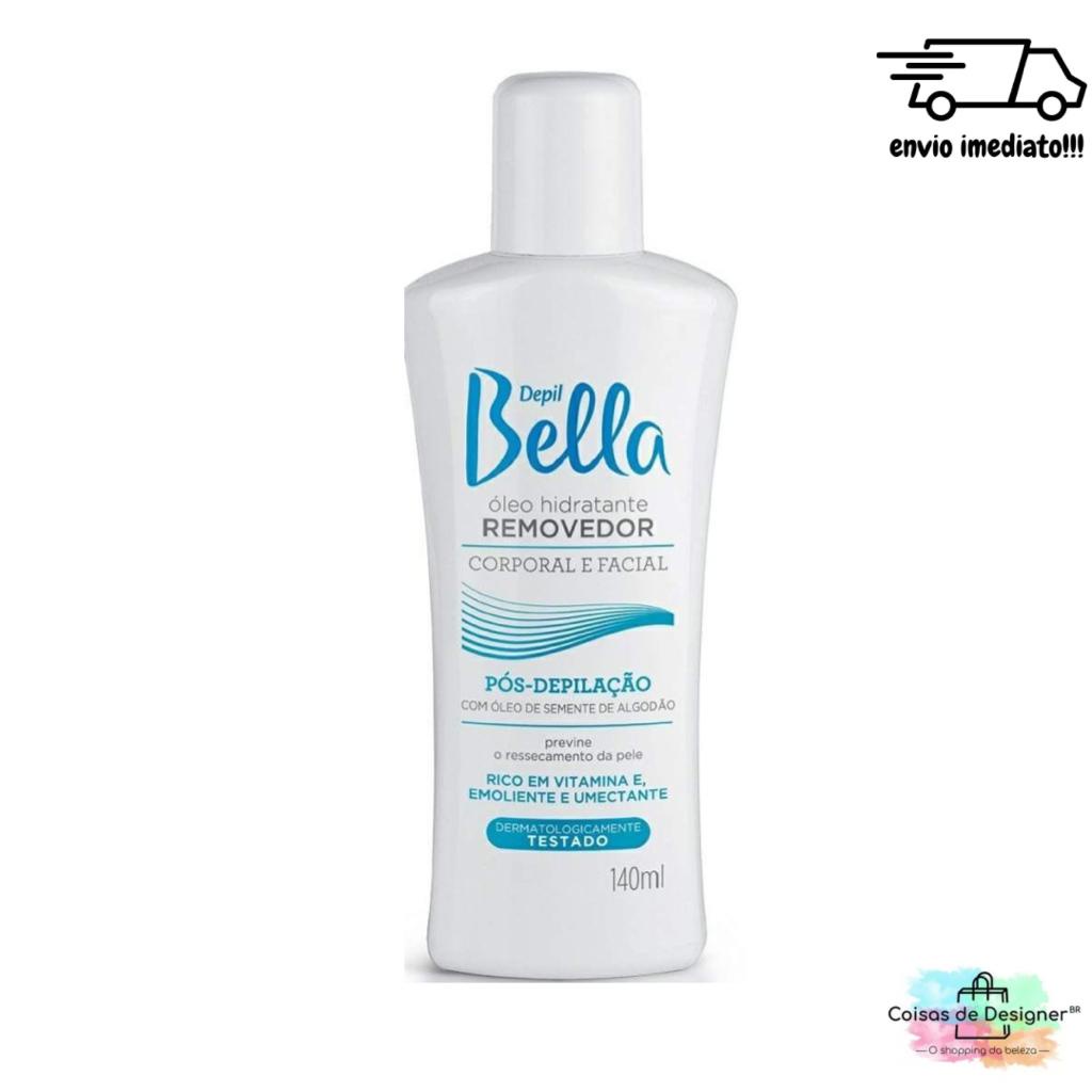 Óleo Hidratante Removedor Cera Quente Algodão Pós-Depilação 140ml - Depil Bella