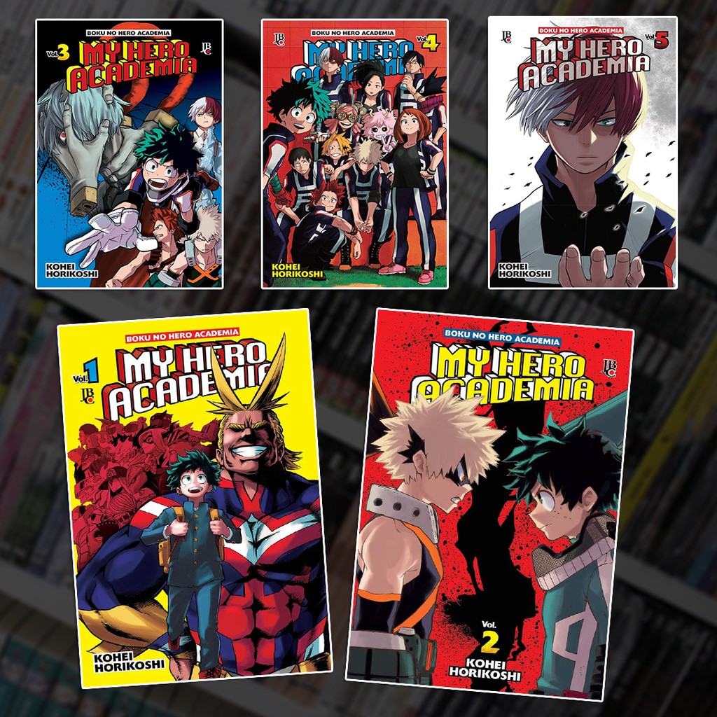 Boku No Hero Vol Ao My Hero Academia Mangá Jbc Shopee Brasil