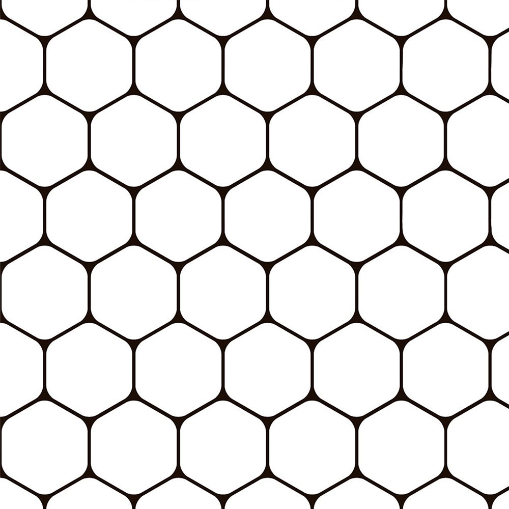 Detalhes do Papel de Parede Hexágono Geométrico