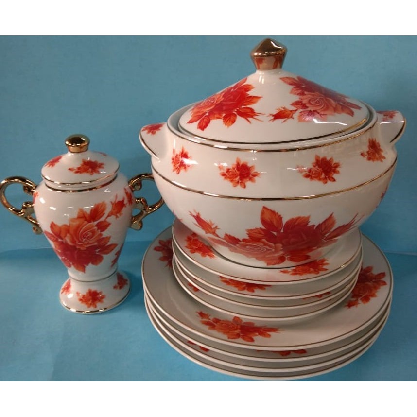 Iba Iansa 10 Pçs Em Porcelnas Finas!
