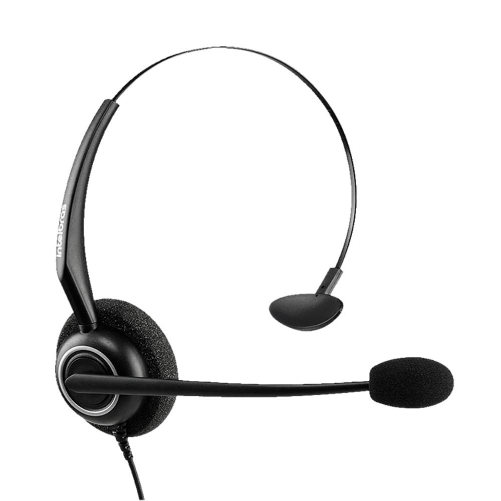 Headset com fio CHS 55 USB com Microfone e Cancelamento de Ruído Intelbras
