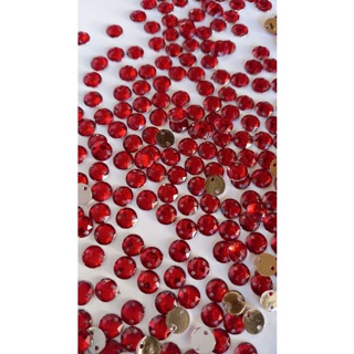 Chaton redondo vermelho brilhante 6mm pacote a escolher em Oferta na Shopee