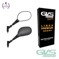 Retrovisor Espelho GVS XT660 Giro 360° Yamaha Lente Convexa