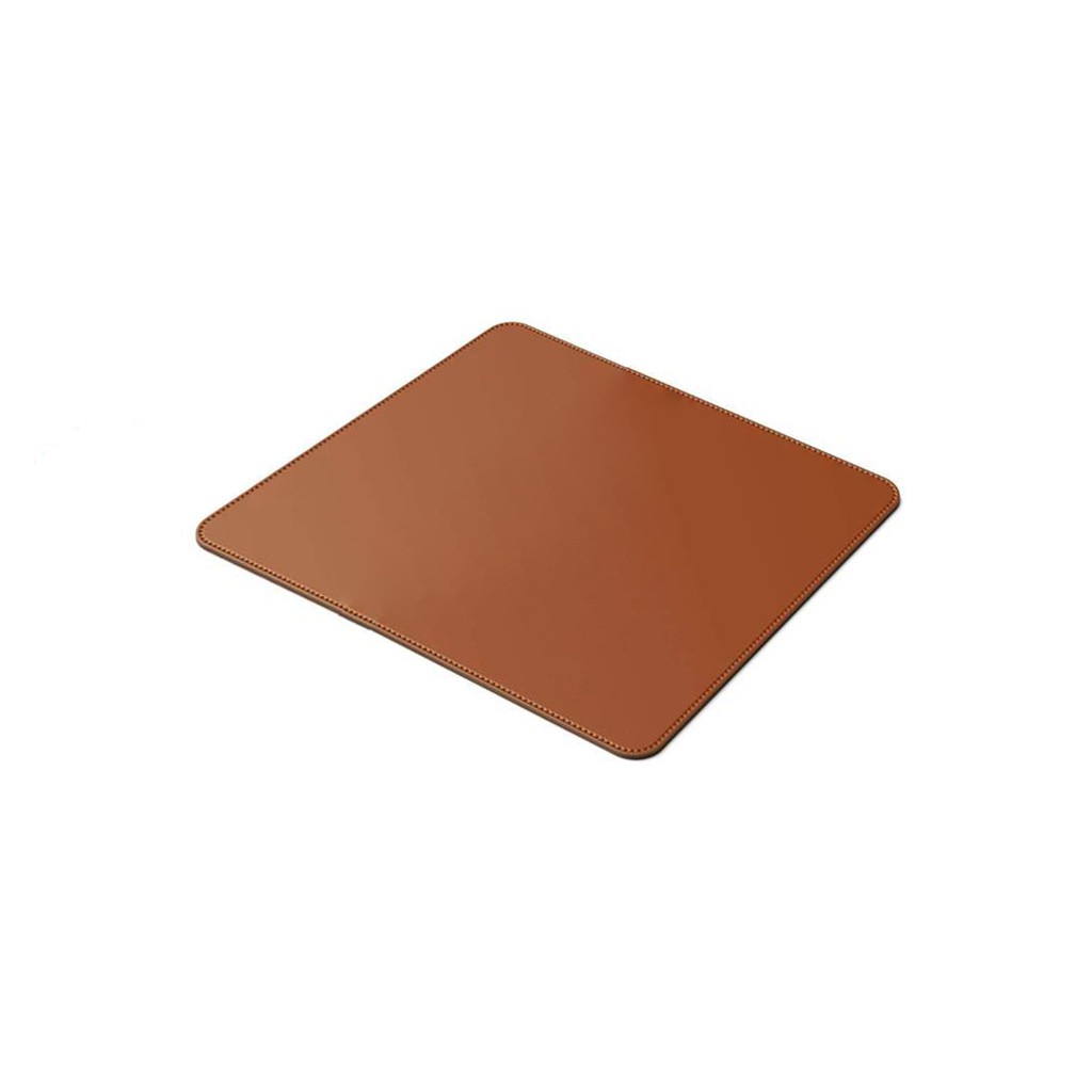 MousePad Eddias 20x20cm Minimalista em Couro Sintético