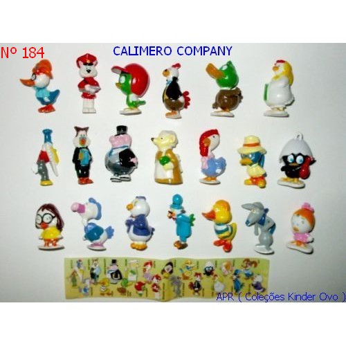 Kinder Calimero Company 20 Bonecos (Ricard)