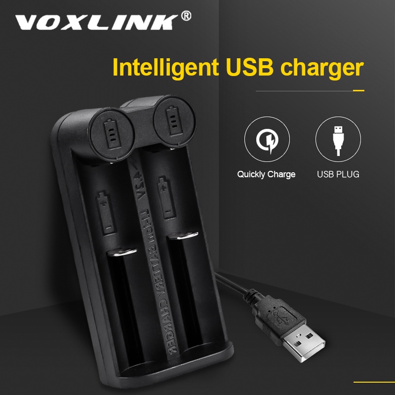 Carregador De Bateria VAPE USB 26650 18350 32650 21700 26500 Beast (2 slots) Com Li-ion