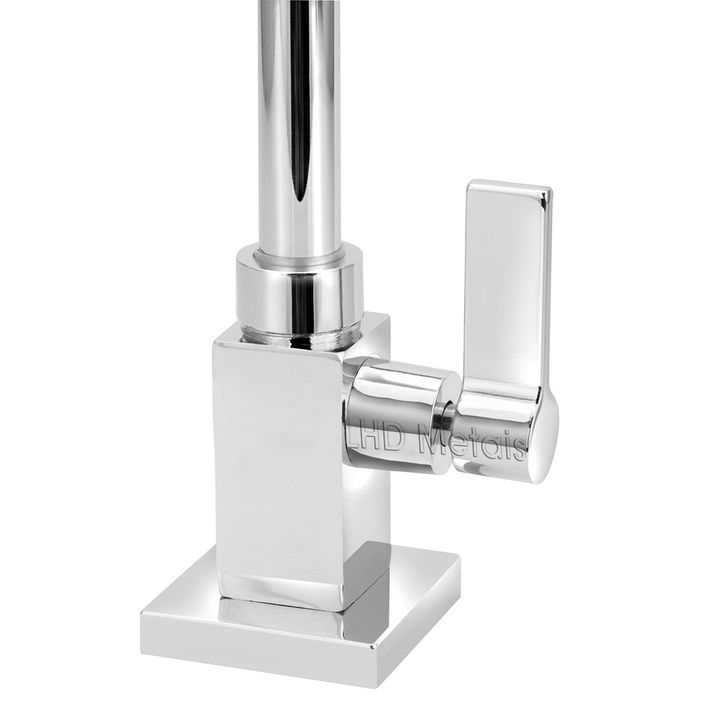 Torneira Cozinha De Mesa Bancada Quadrada Tubo Gourmet Luxo — imagem 2 de 2