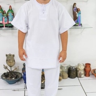 Roupa Masculina Ração Algodão Umbanda candomblé