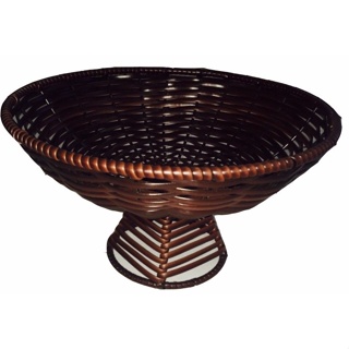 Fruteira de mesa redonda junco vime promoção em Oferta na Shopee