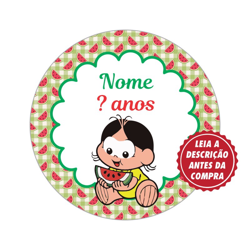 70 Rótulos Adesivos Magali Etiquetas Personalizadas 4x4 Cm Shopee Brasil 1368