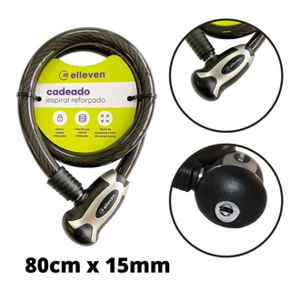 Cadeado Para Bicicleta Corrente Com Chave Bike, Moto, portão em Aço
