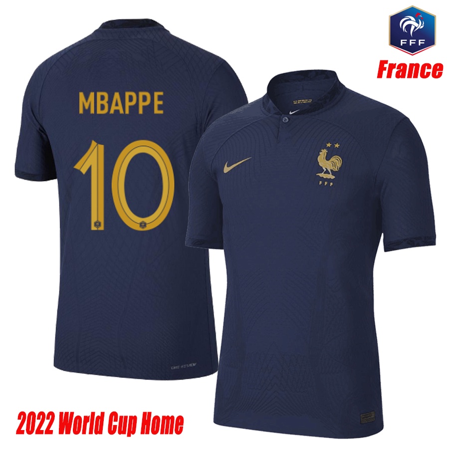 França 2022 2023 Azul Benze Mambappeglizman Edição Fan 22 23 Camisa De  Futebol - Desconto no Preço