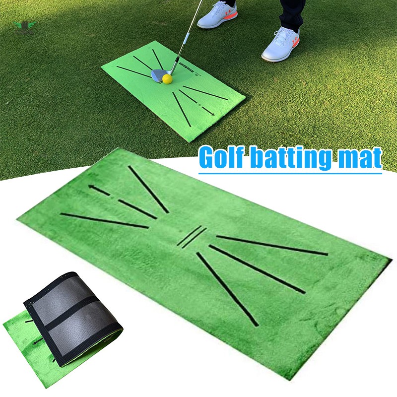 golf mat that shows your swing path