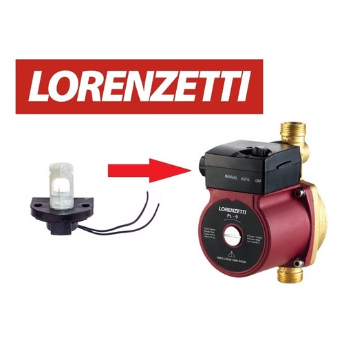 Fluxostato C/ Sensor Para  Pressurizador Lorenzetti Pl 09 / Pl12 ref. PL 9203
