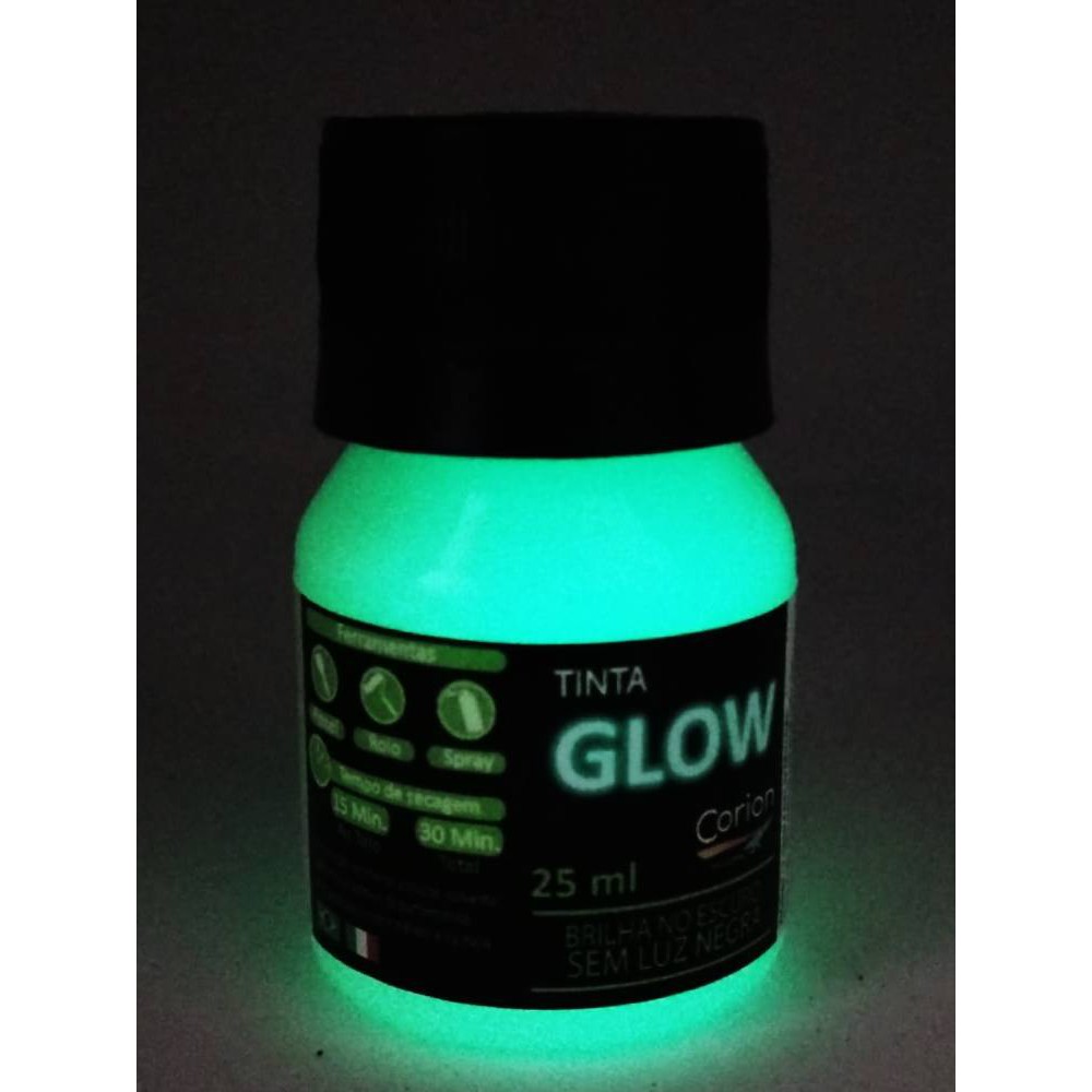 Tinta Ponto Glow Para Alça e Massa De Mira 25ml (Amarelo Esverdeado)