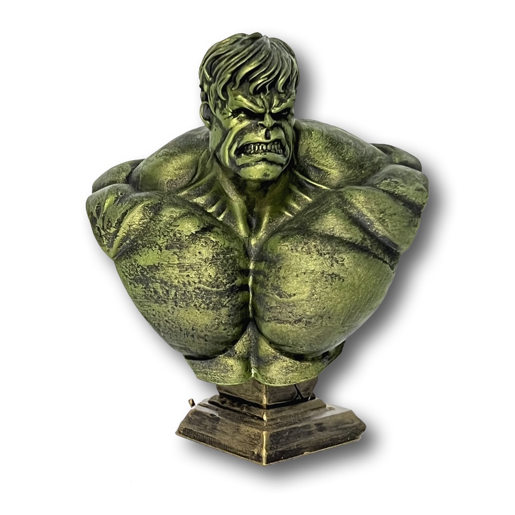 Busto Hulk em Resina - Colecionável Incrível Hulk