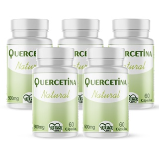 Quercetina Pura Rica em Flavonóides Combo 5 Unidades 500mg em Oferta na Shopee