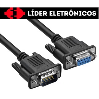 Cabo Serial DB9 Macho Para Db9 Fêmea De 1.5m