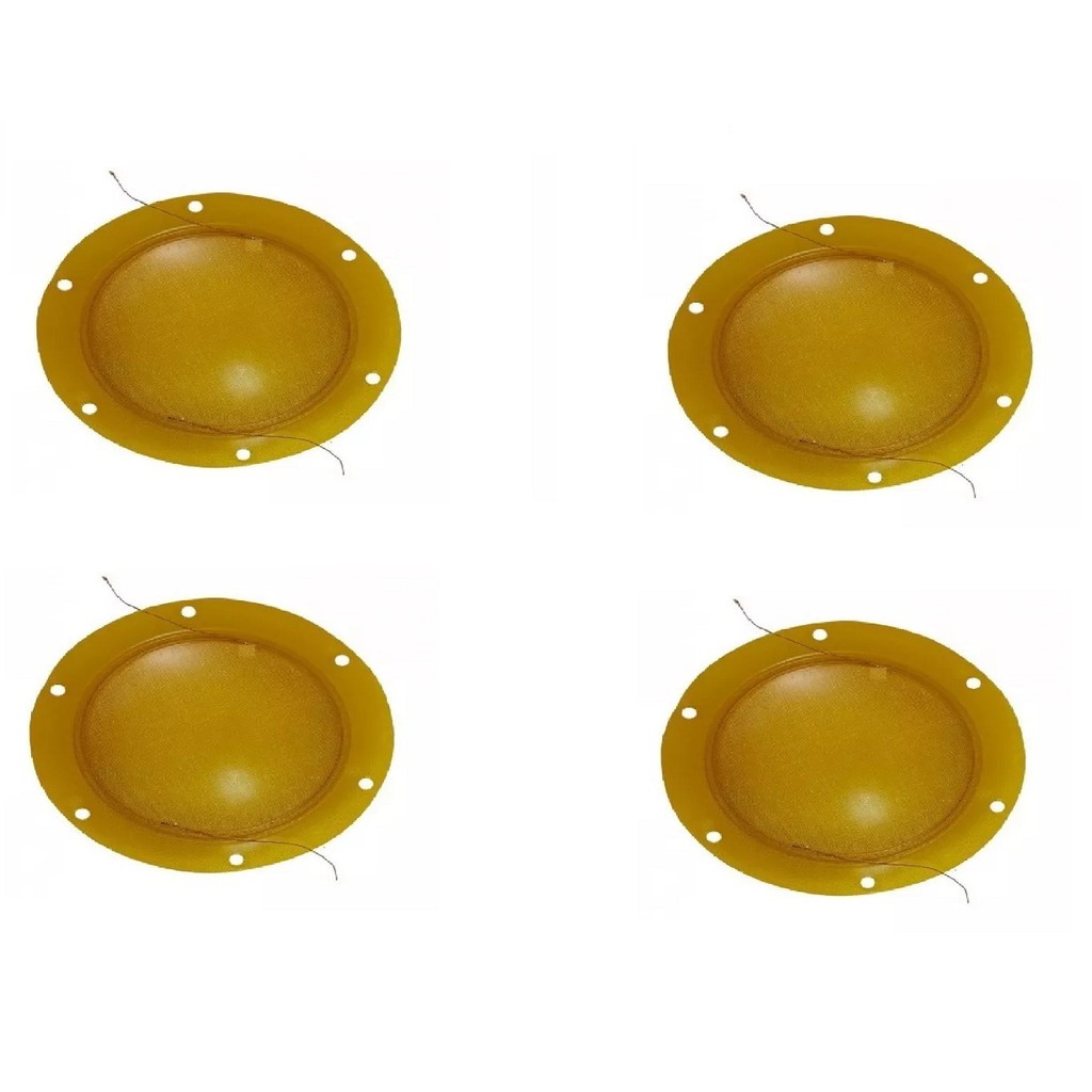 4 Reparo Membrana Parcial MusicAll Para Driver Hdc3000 / D405 Trio / D450 Trio Corneta Jarrão