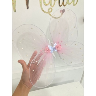 Asa Jardim Encantado com pérolas em Oferta na Shopee