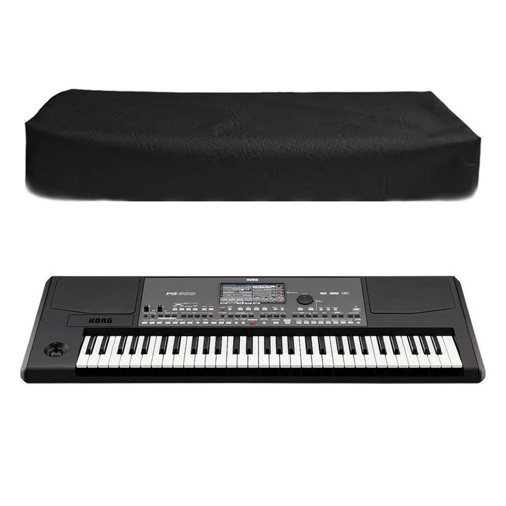 Capa Para Teclado Musical 5/8 Todas as Marcas Preta Impermeável Flanelado Uv em Oferta na Shopee