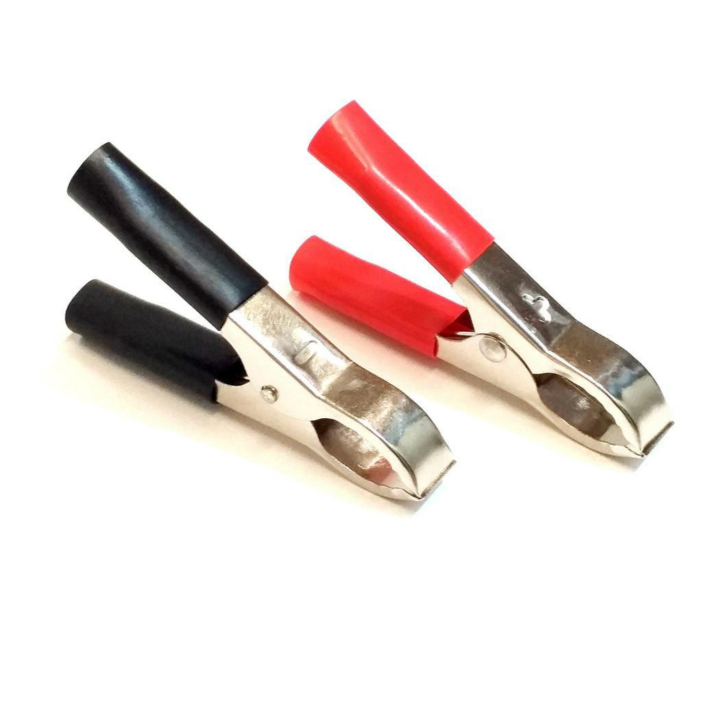 Conector Garra Tipo Jacaré Media 75mm Pequeno - 100 Pares