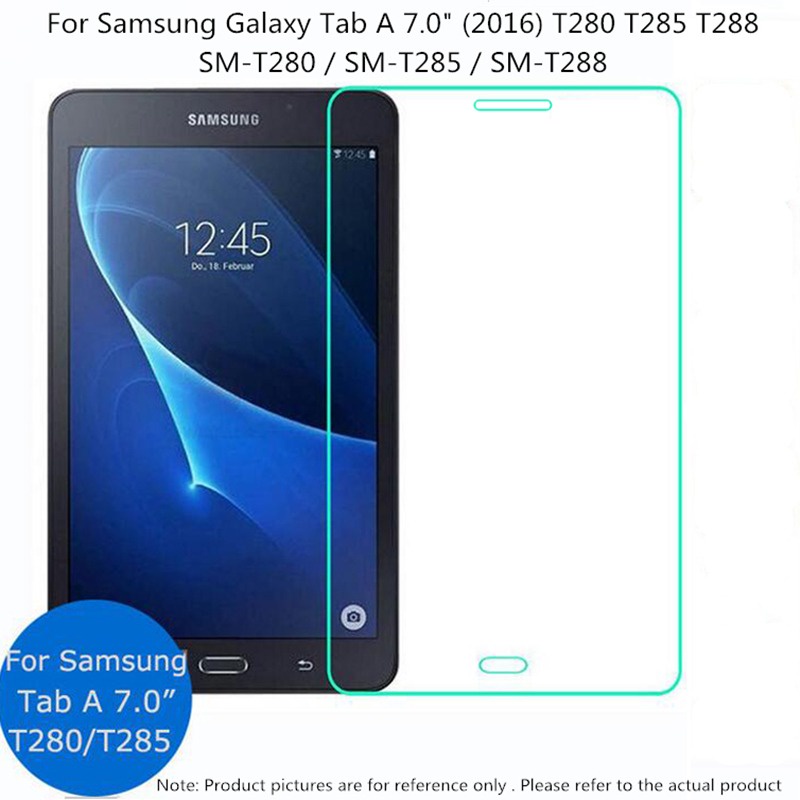 Película protetora de vidro temperado 9h, para samsung galaxy tab a6 2016 t280 t285 7 polegadas