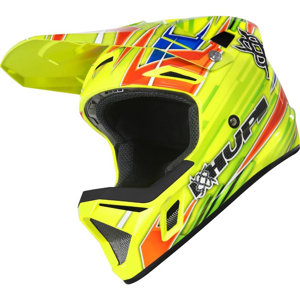 Capacete Hupi Dh-3 Amarelo Neon em Oferta na Shopee