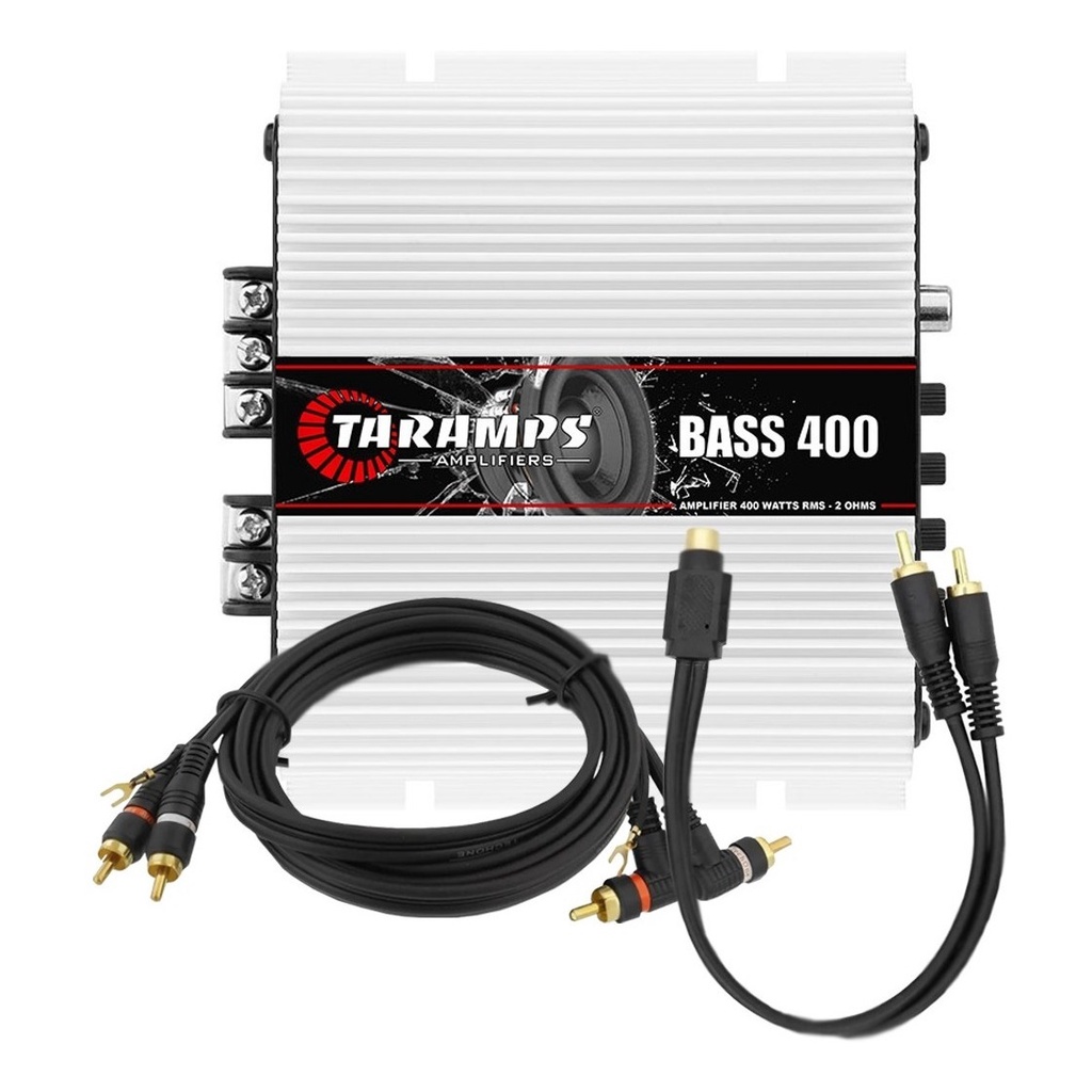 Modulo Amplificador Taramps Bass 400 + 1 Rca + 1 Cabo Y