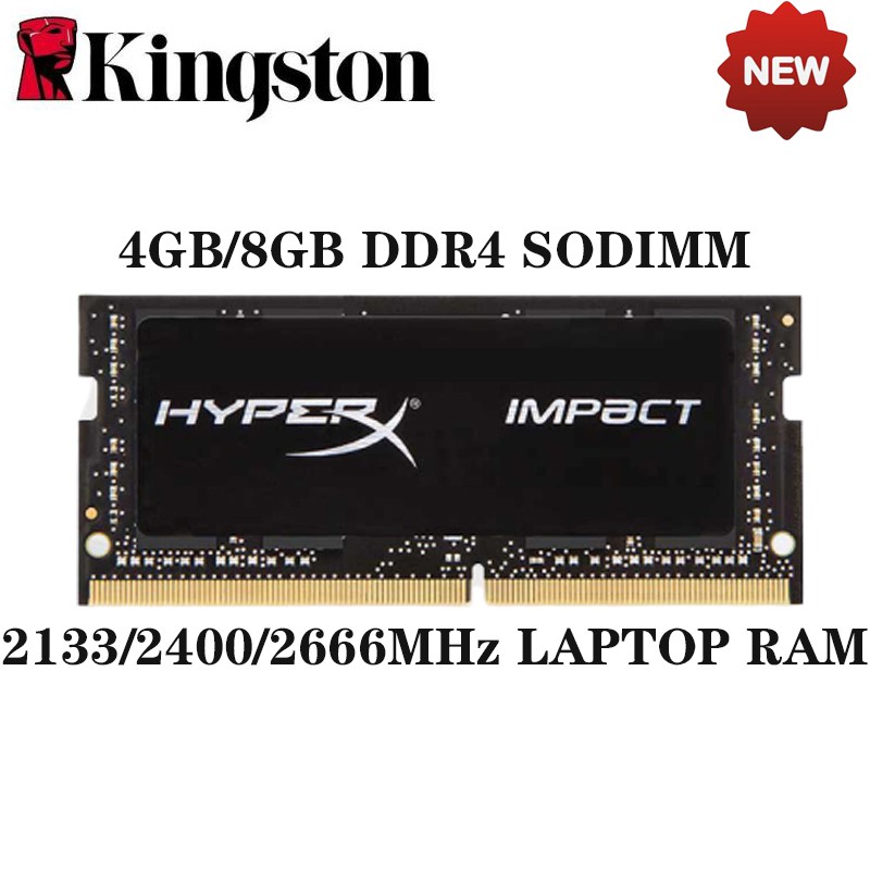 Kingston HyperX Impact 4 Gb 8 DDR4 2666/2400/2133 Mhz Memória RAM Para Laptop SODIMM 260 Pinos