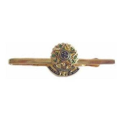 Broche Prendedor De Gravata - Brasão Da República (51b) em Oferta na Shopee