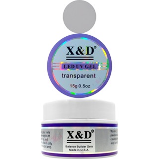 Gel X&D LED UV 15g Profissional Original Unha Transparent em Oferta na Shopee