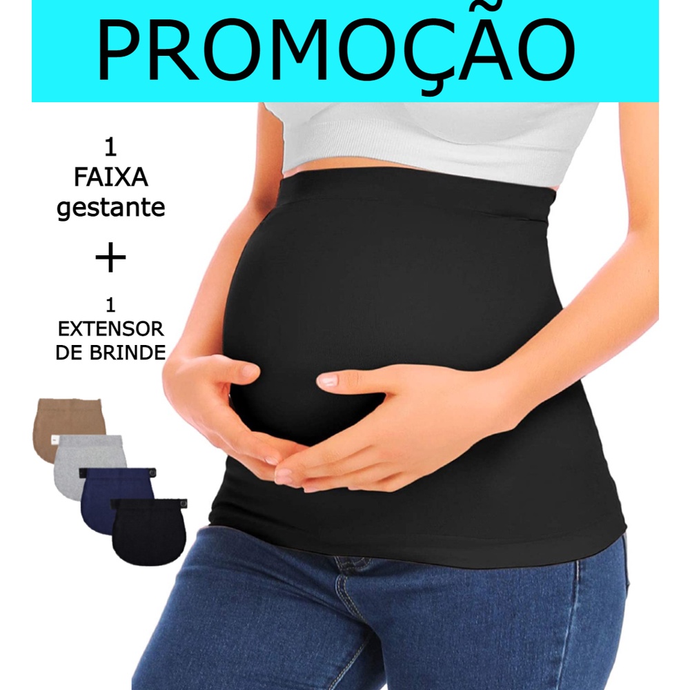cinta Extensor Calça Jeans E Faixa Gestante Gestação Bariga faixa para gestante