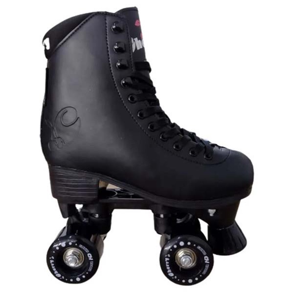 Patins 4 Rodas Cherry Quad HD All Black Abec-3 Feminino