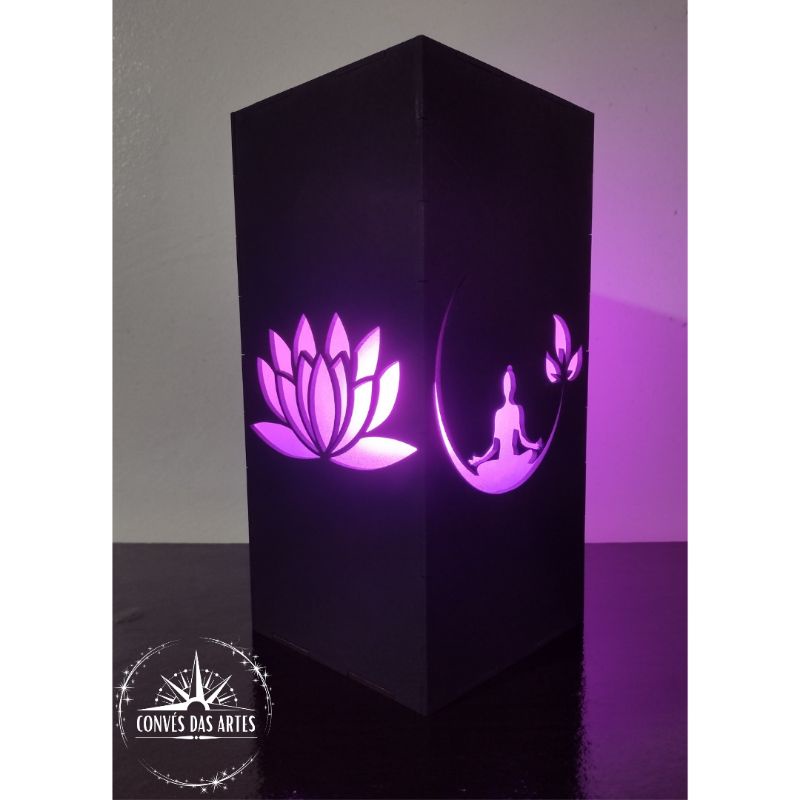 Imagem Luminária Meditação/Yoga/Zen/Decoração/Iluminação/Abajur
