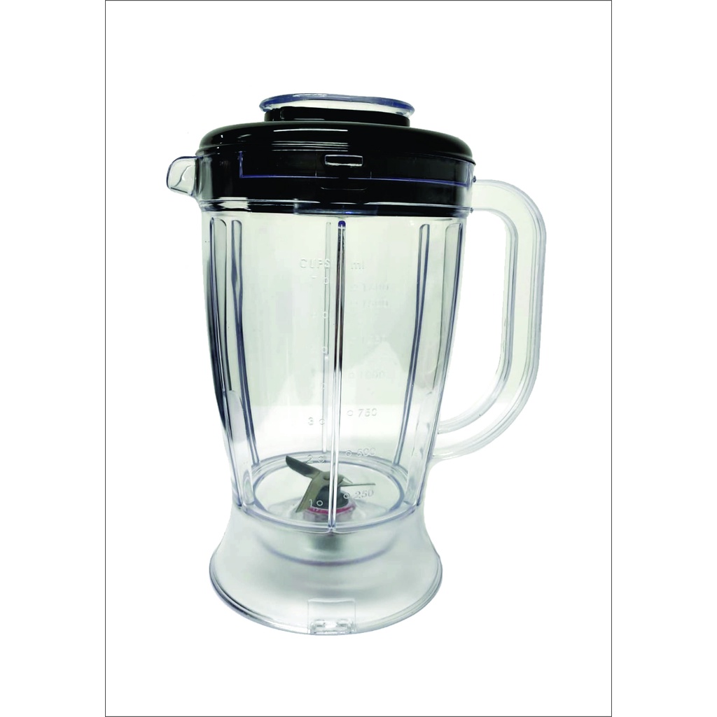 Copo Para Liquidificador Arno Magiclean Performa - Cristal - Tampa Preta
