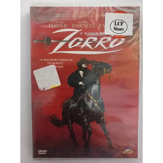 DVD A Marca do Zorro (Duplo) - Novo / Original / Lacrado