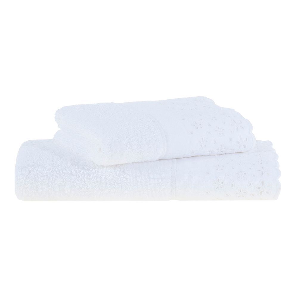 Jogo de Toalhas Buddemeyer Crystal Banho Branco 2 peças