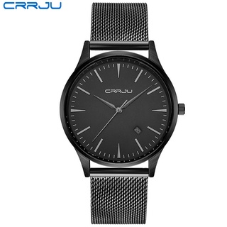 CRRJU Relógio Masculino De Aço Inoxidável Casual Business Waterproof 2135 em Oferta na Shopee