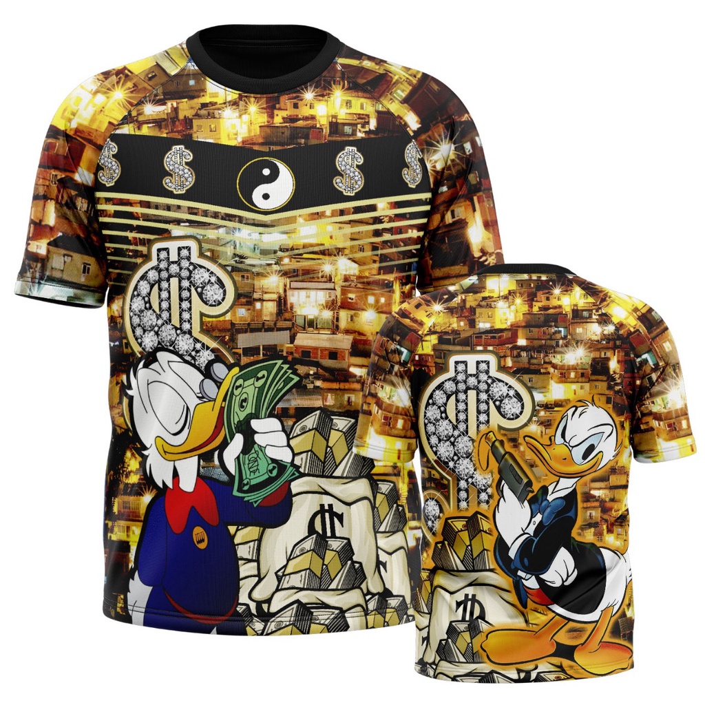 Camisa Camiseta Quebrada Tio Patinhas Luxo Shopee Brasil